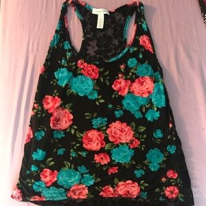 Floral tank top